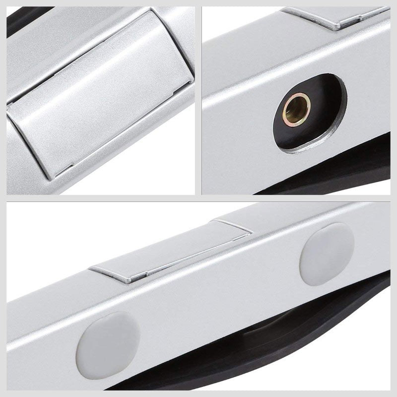 Silver ABS Plastic OE Style Bolt-On Top Roof Rack Side Bar For 12-16 CR-V LX-Exterior-BuildFastCar