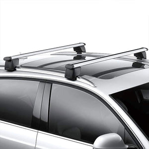 Silver Aluminum OE Style Bolt-On Top Roof Rack Rail Cross Bar For 09-16 Audi Q5-Exterior-BuildFastCar