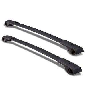 Black Aluminum OE Style Bolt-On Top Roof Rack Rail Cross Bar For 14-18 Forester-Exterior-BuildFastCar