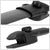 Black Aluminum OE Style Bolt-On Top Roof Rack Rail Cross Bar For 11-18 Sienna-Exterior-BuildFastCar