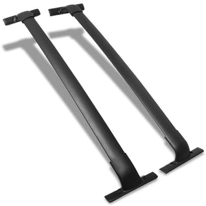 Black Aluminum OE Style Bolt-On Top Roof Rack Rail Cross Bar For 15-18 Murano-Exterior-BuildFastCar