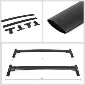Black Aluminum OE Style Bolt-On Top Roof Rack Rail Cross Bar For 15-18 Murano-Exterior-BuildFastCar