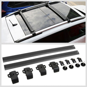 OE Black Roof Rack Luggage/Cargo Rail Crossbar Bar For 15-19 Jeep Renegade SOHC-Roof Parts-BuildFastCar