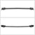 OE Black Roof Rack Luggage/Cargo Rail Crossbar Bar For 07-17 Patriot MK74 DOHC-Roof Parts-BuildFastCar