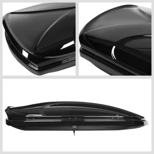 Black Aluminum/ABS Plastic OE Roof Box For 03-08 Honda Pilot YF1/2 3.5L V6 SOHC