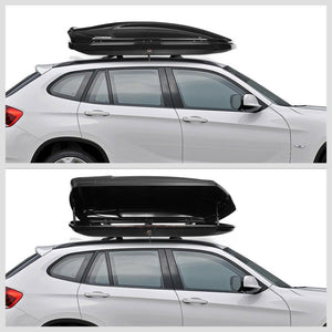 Black Aluminum/ABS Plastic OE Roof Box For 10-15 BMW X1 2.0L/2.5L/3.0L DOHC