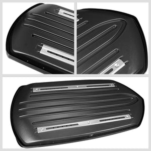 Black Aluminum/ABS Plastic OE Roof Box For 09-16 Audi Q5 8R 2.0L/3.0L/3.2L DOHC