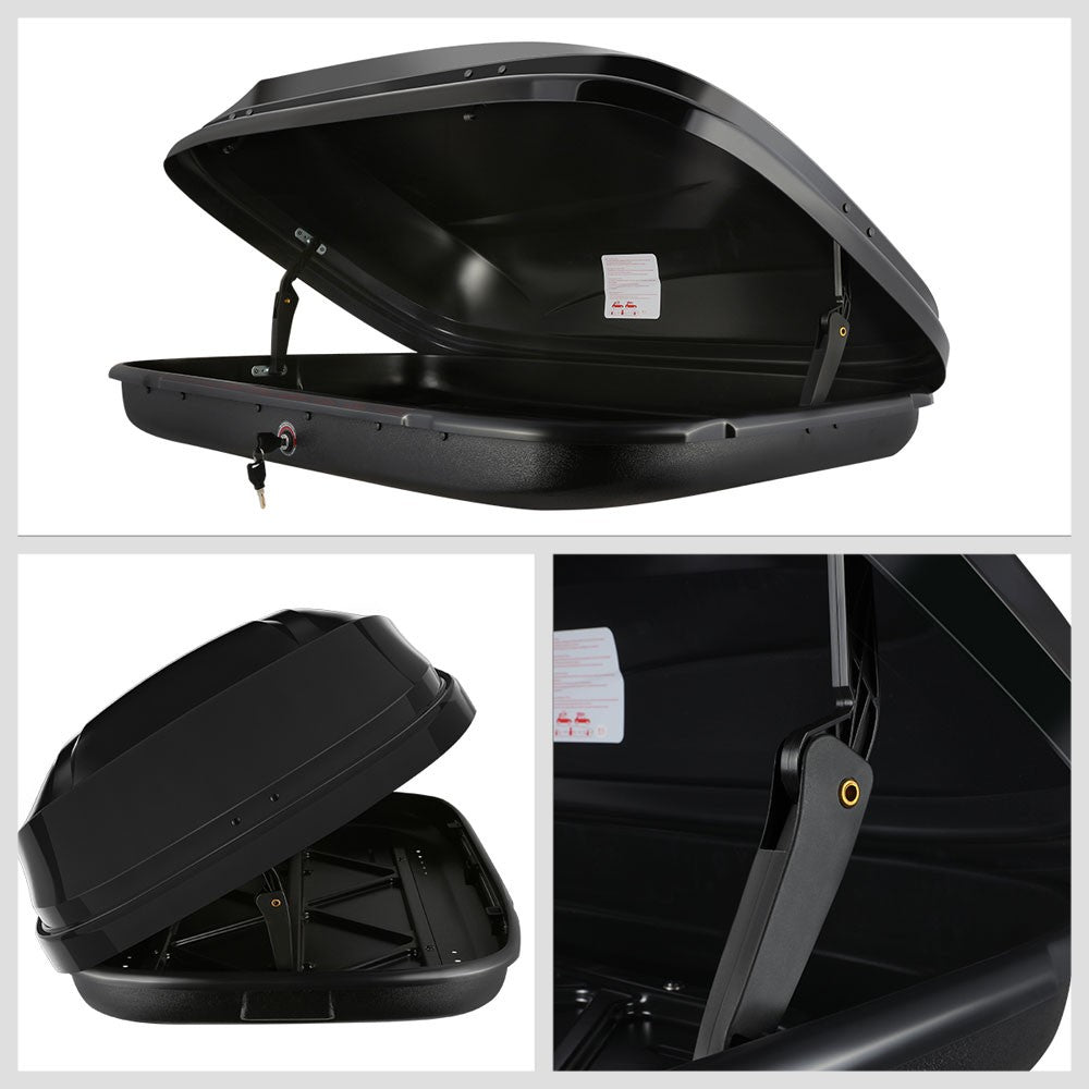 BFC-RFBX-8166-GBK 11cu Ft Black Roof Top Cargo Box Carrier Storage BFC-RFBX-8166-GBK
