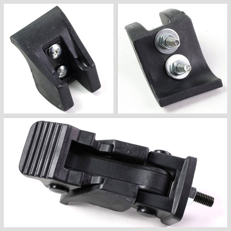 Matte Black Hold Down Buckle Hood Latch Lock Assembly For 07-17 Jeep Wrangler JK-Hood/Bonnet-BuildFastCar-BFC-HDLCH-JEPWRN07