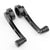Black Universal 4.7" Long Aluminum Manual Car Door Window Crank Handle Lever Kit-Interior-BuildFastCar