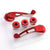 Red Universal 4.7" Long Aluminum Manual Car Door Window Crank Handle Lever Kit-Interior-BuildFastCar
