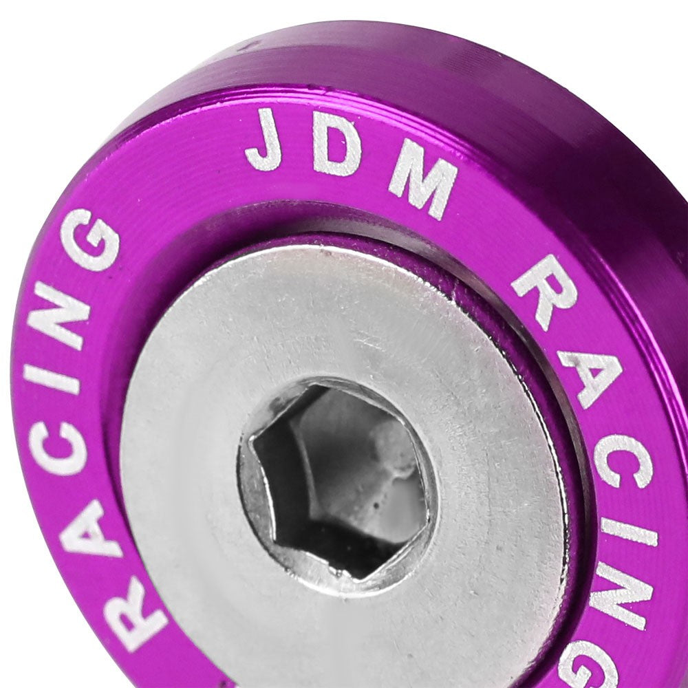20PCs BFC Purple Round JDM Pattern Fender Washer M6x1.0