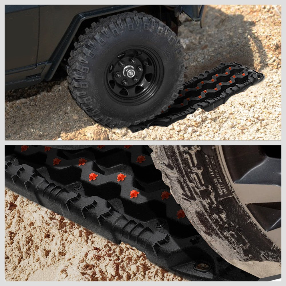 1Pir Universal Traction Boards Offroad Snow Mud Sand Recovery Rescue Anti Skid