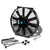 Universal 10" Black Slim Reversible Electric Radiator Motor Cooling Fan Mounting-Performance-BuildFastCar