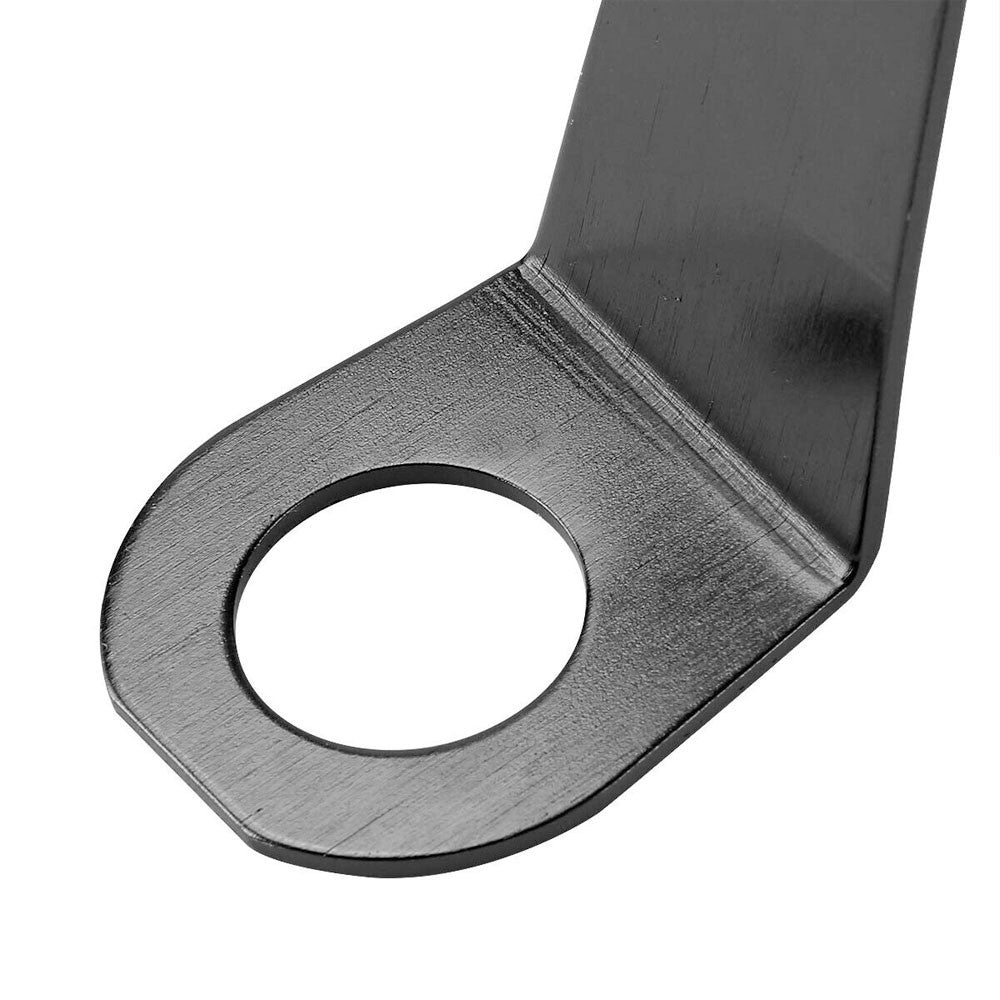 Black Aluminum Radiator Stay Mount Bracket+Fender Washer For Honda 92-97 Civic-Cooling Systems-BuildFastCar