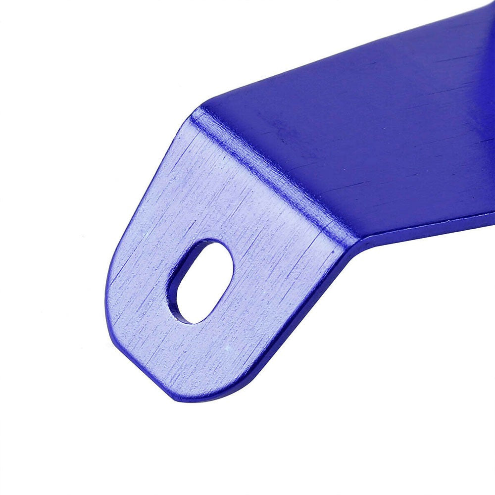 Blue Aluminum Radiator Stay Mount Bracket+Fender Washer For Honda 92-97 Civic-Cooling Systems-BuildFastCar