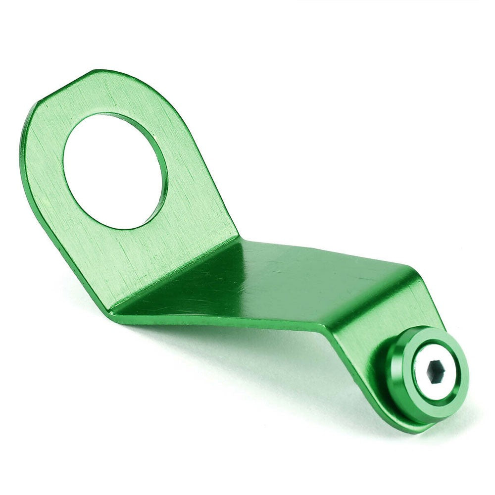 Green Aluminum Radiator Stay Mount Bracket+Fender Washer For Honda 92-97 Civic-Cooling Systems-BuildFastCar
