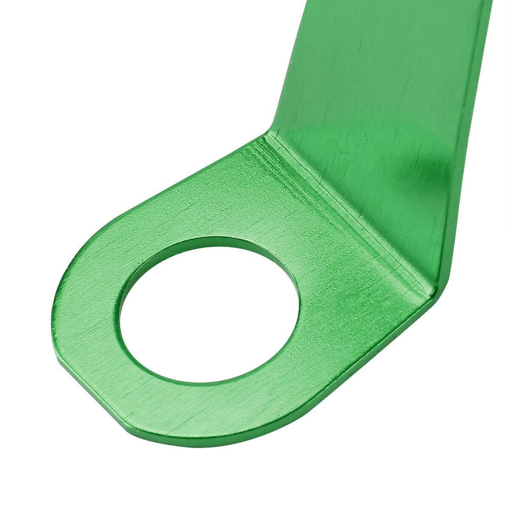 Green Aluminum Radiator Stay Mount Bracket+Fender Washer For Honda 92-97 Civic-Cooling Systems-BuildFastCar
