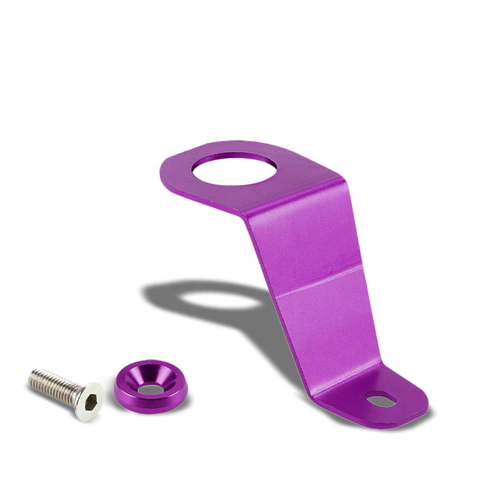 Puple Aluminum Radiator Stay Mount Bracket+Fender Washer For Honda 92-97 Civic-Cooling Systems-BuildFastCar