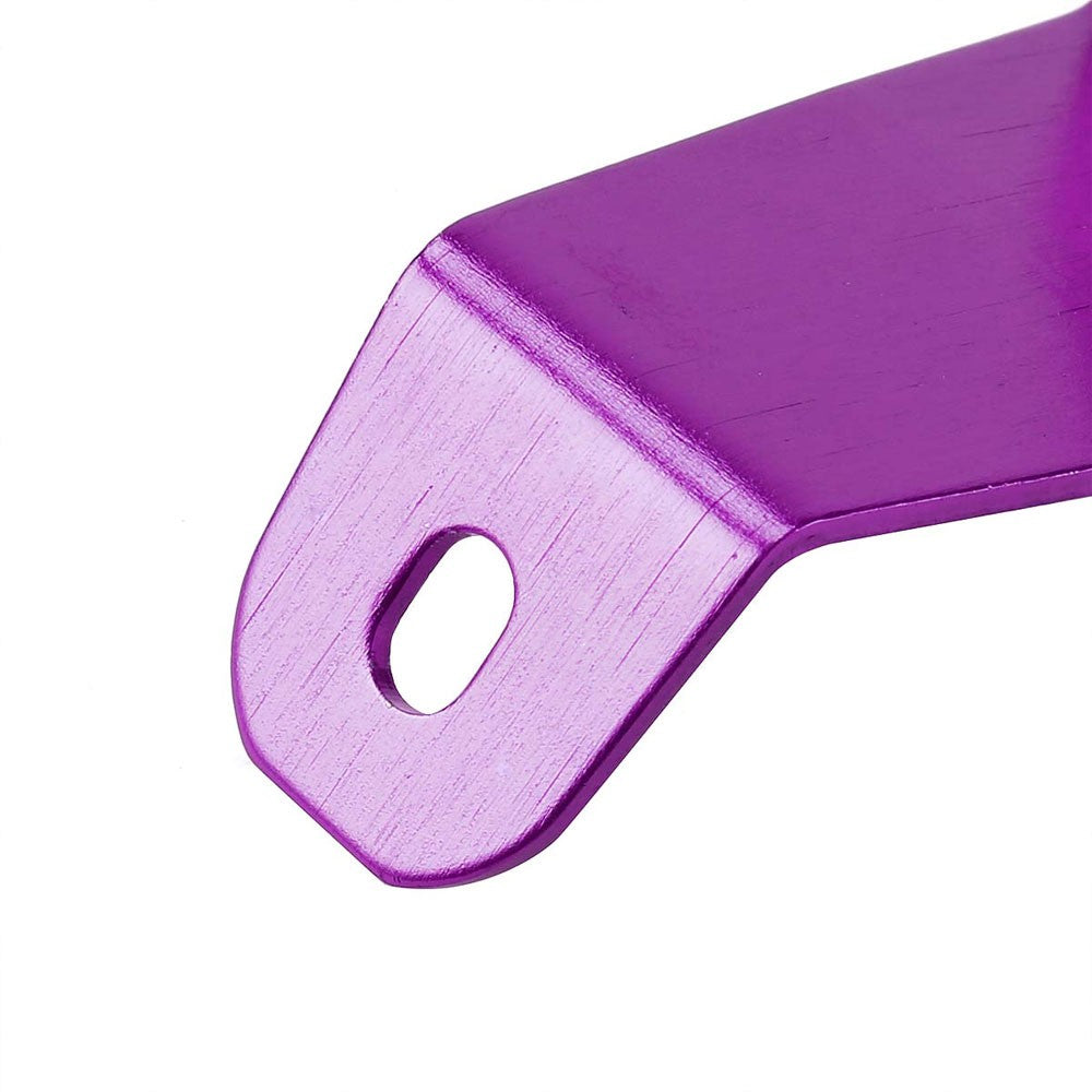 Puple Aluminum Radiator Stay Mount Bracket+Fender Washer For Honda 92-97 Civic-Cooling Systems-BuildFastCar
