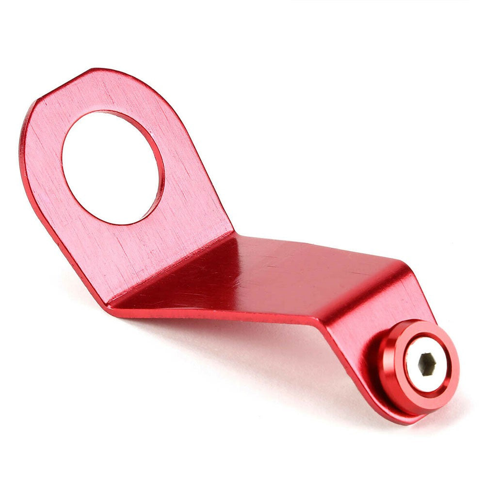 Red Aluminum Radiator Stay Mount Bracket+Fender Washer For Honda 92-97 Civic-Cooling Systems-BuildFastCar