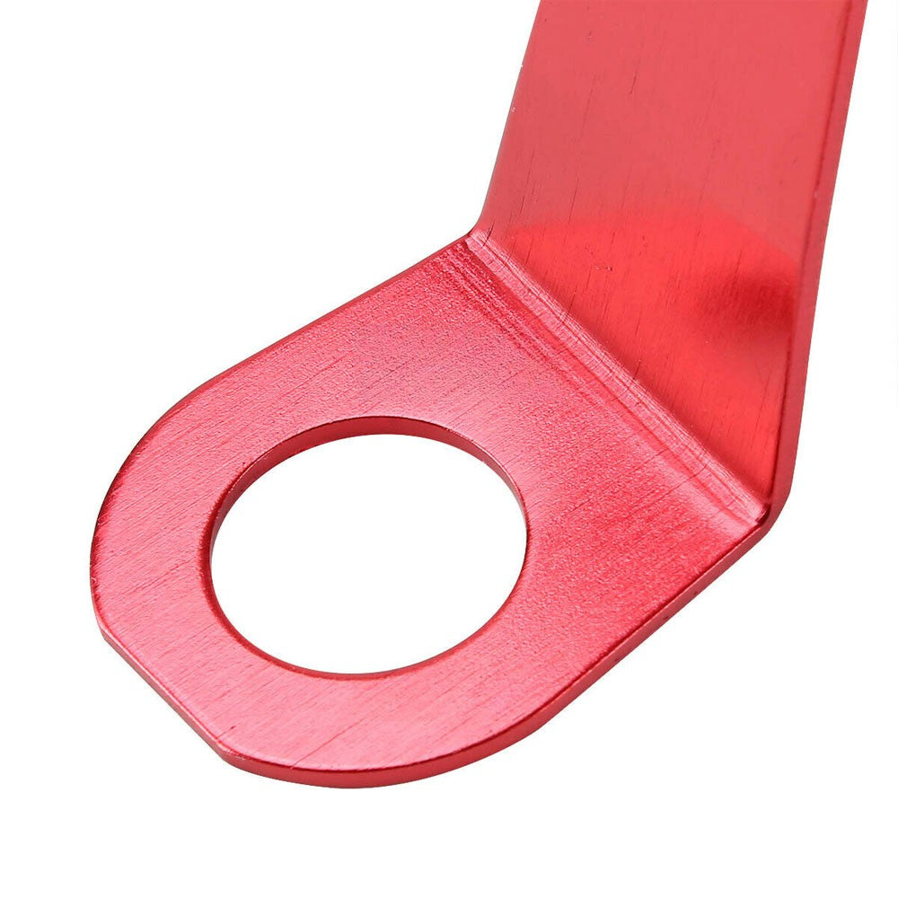 Red Aluminum Radiator Stay Mount Bracket+Fender Washer For Honda 92-97 Civic-Cooling Systems-BuildFastCar