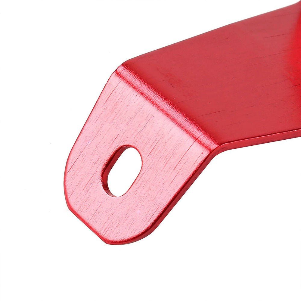Red Aluminum Radiator Stay Mount Bracket+Fender Washer For Honda 92-97 Civic-Cooling Systems-BuildFastCar