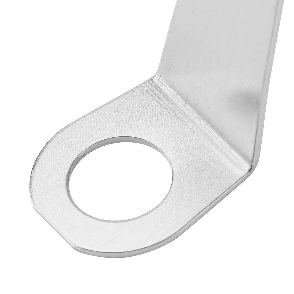 Silver Aluminum Radiator Stay Mount Bracket+Fender Washer For Honda 92-97 Civic-Cooling Systems-BuildFastCar