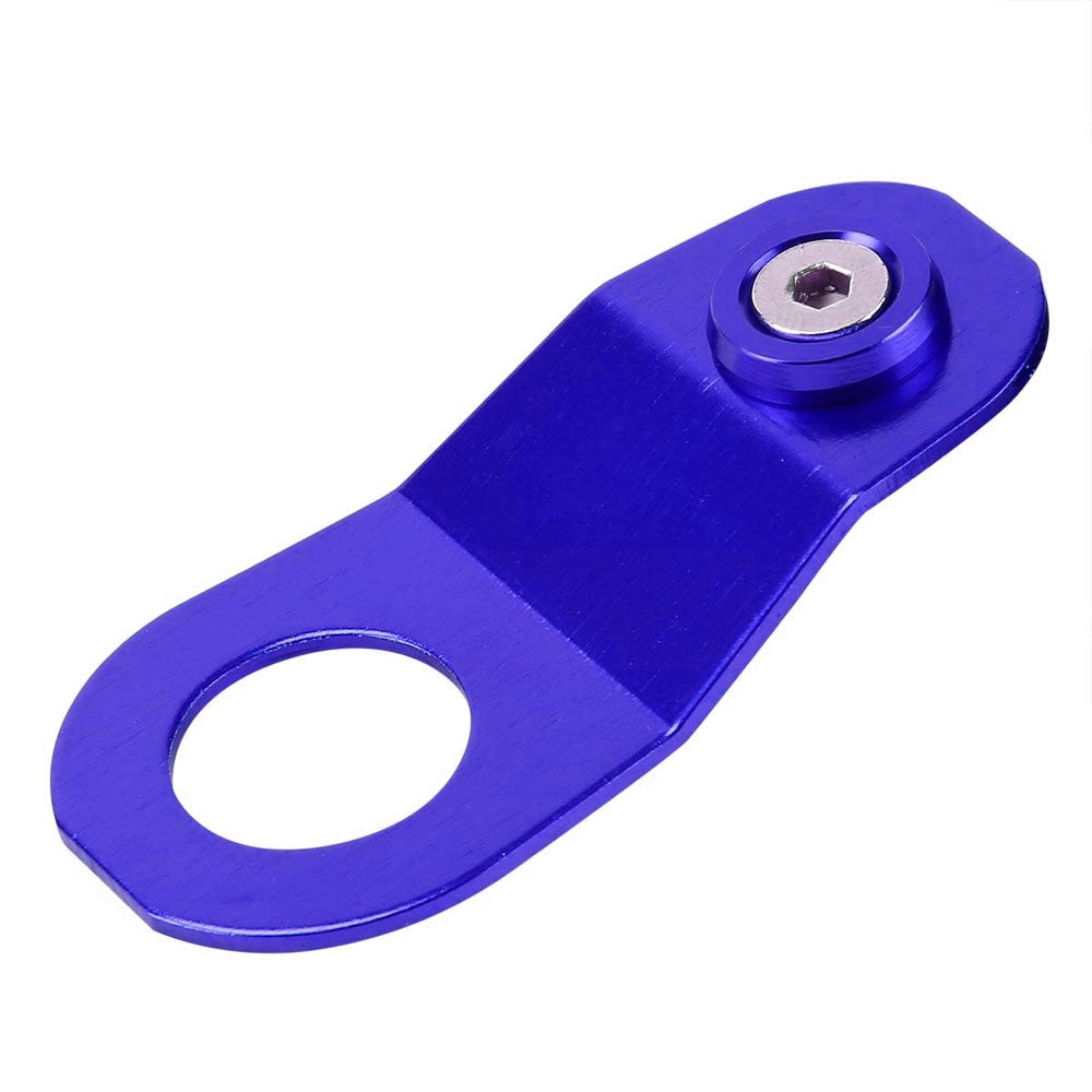 Blue Aluminum Radiator Stay Mount Bracket+Fender Washer For Honda 96-00 Civic-Cooling Systems-BuildFastCar