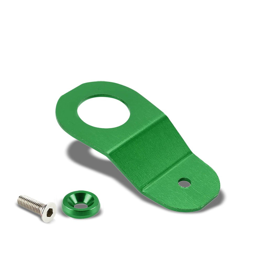 Green Aluminum Radiator Stay Mount Bracket+Fender Washer For Honda 96-00 Civic-Cooling Systems-BuildFastCar