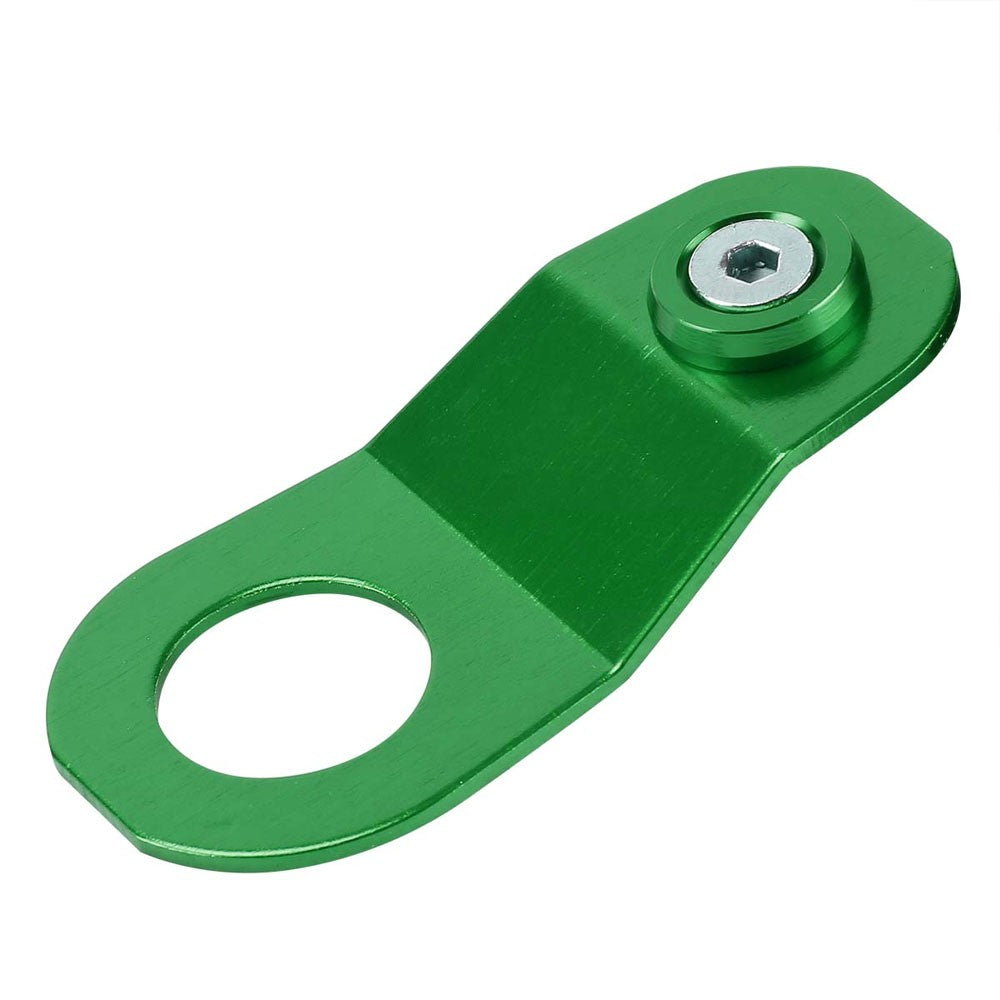 Green Aluminum Radiator Stay Mount Bracket+Fender Washer For Honda 96-00 Civic-Cooling Systems-BuildFastCar