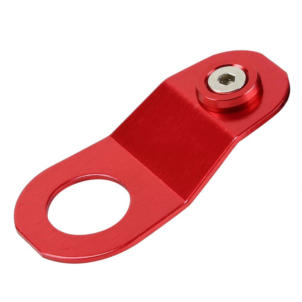 Red Aluminum Radiator Stay Mount Bracket+Fender Washer For Honda 96-00 Civic-Cooling Systems-BuildFastCar