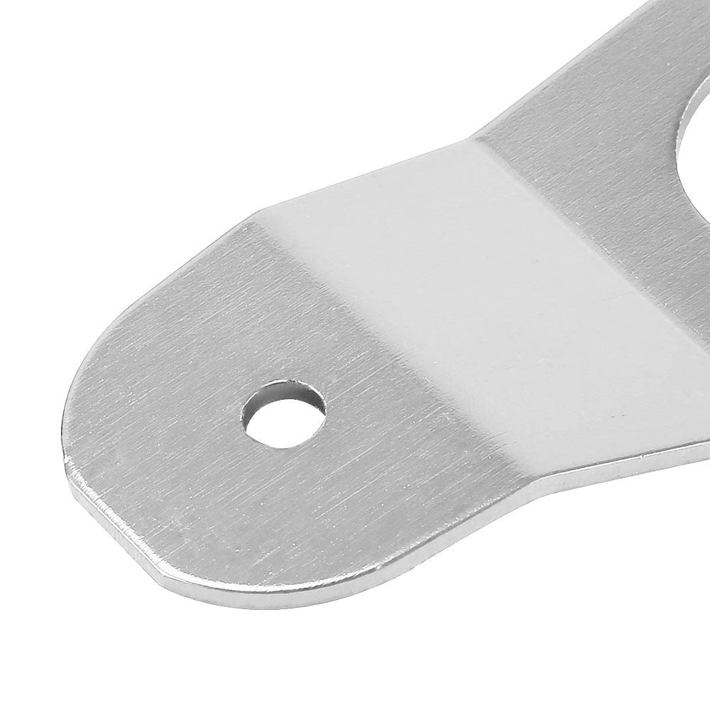 Silver Aluminum Radiator Stay Mount Bracket+Fender Washer For Honda 96-00 Civic-Cooling Systems-BuildFastCar