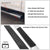 56" Square Chrome Nerf Bar Running Board 63056C For 04-14 Ford F150 Standard Cab