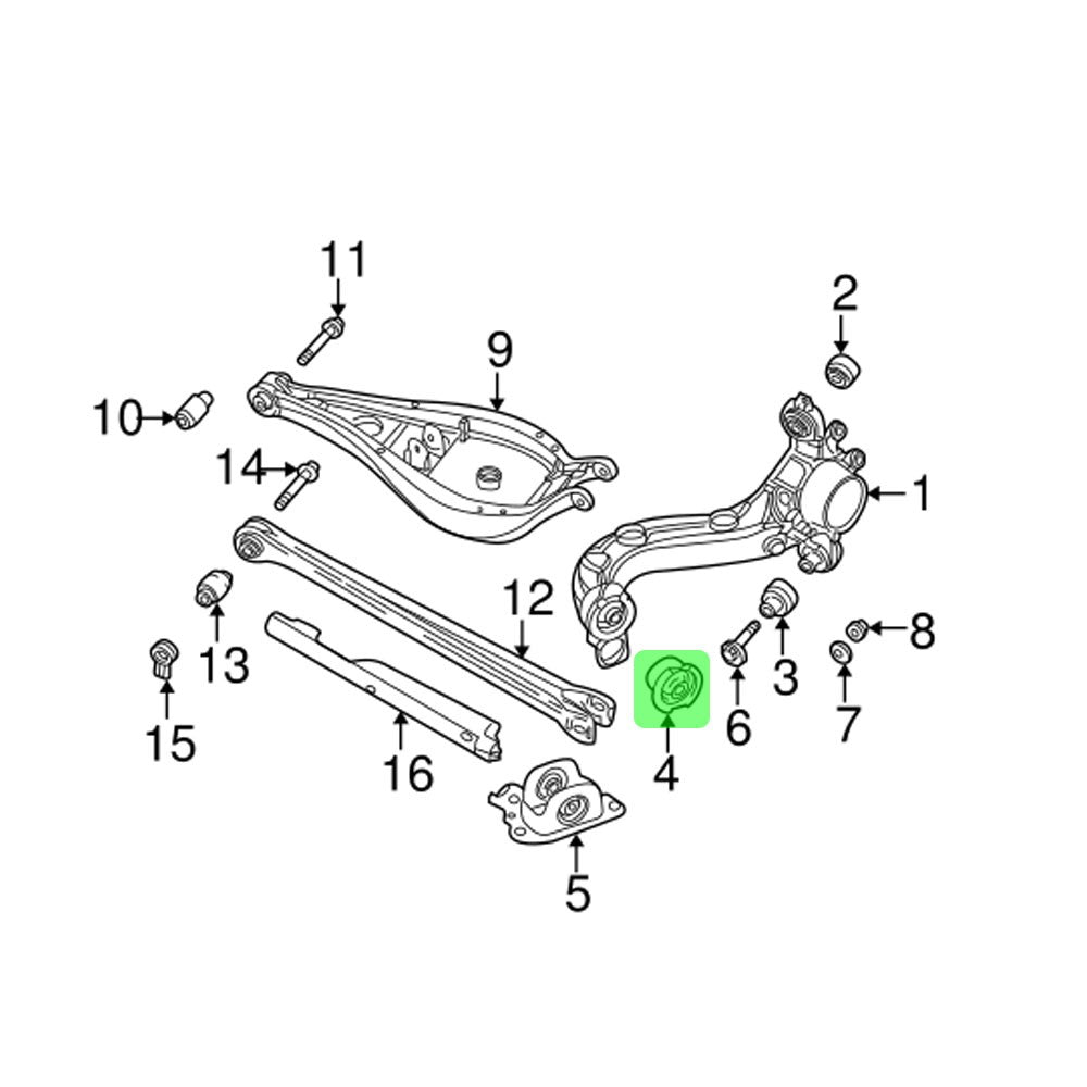 Rocar Rear Trailing Arm Bushing RC-666320 RC-666320