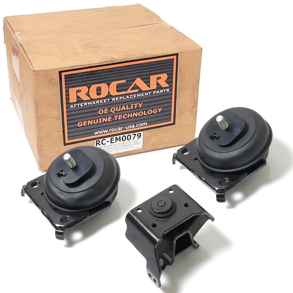 Rocar RC-EM0079 Driver and Passenger Engine Mount & Transmission Mount RC-EM0079
