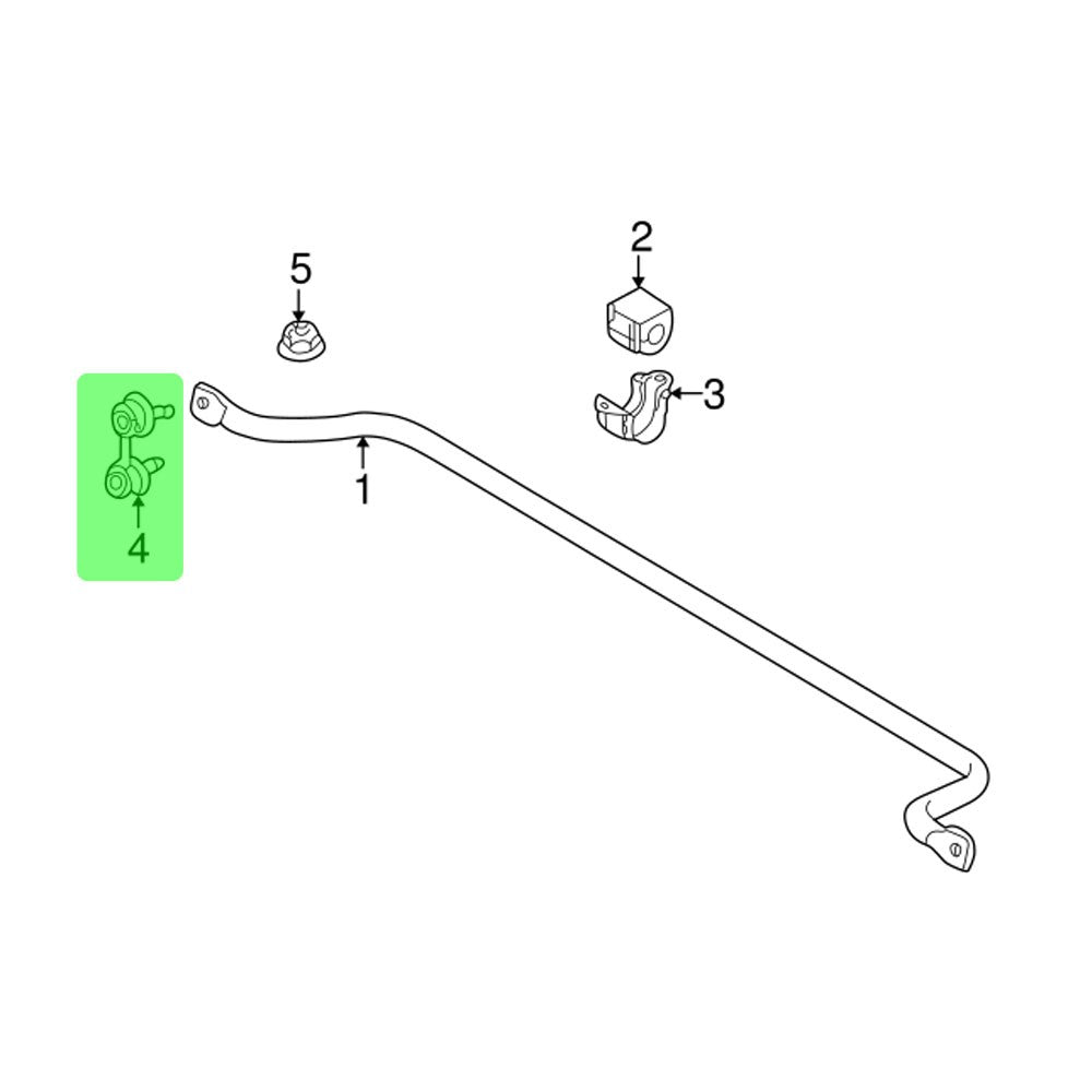 Rocar Rear Stabilizer Sway Bar End Links For 00-06 BMW X5 (E53 1st Gen)