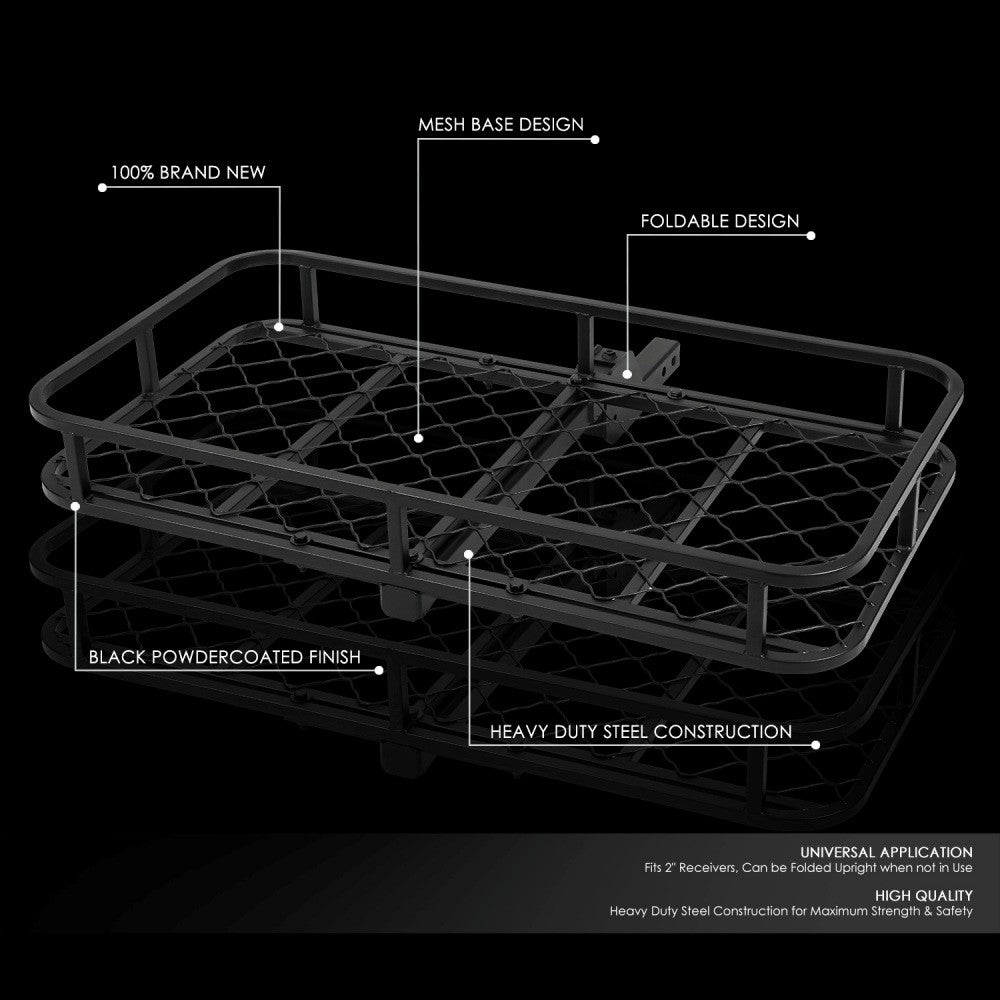 BFC 28-1003 Bolt-On Hitch Mount Style Foldable Cargo Carrier 28-1003