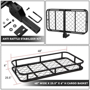 BFC 28-1003 Bolt-On Hitch Mount Style Foldable Cargo Carrier 28-1003