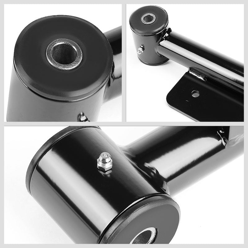 Black Adjustable Rear Lower Right+Left Tubular Control Arms For 79-98 Mustang-Suspension Arms-BuildFastCar