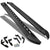 Black Factory Style Running Board Nerf Bar 05-22 Toyota Tacoma Crew Cab BFC-OE-013