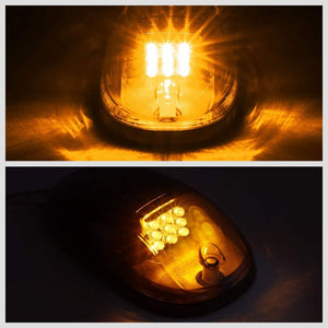 5PCs Amber Lens LED Cab Roof Top Marker Light Running Lamp Cover For 02-08 Ram-Exterior-BuildFastCar