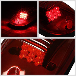 5PCs Red Lens Amber LED Cab Roof Top Marker Light Running Lamp For 02-08 Ram-Exterior-BuildFastCar