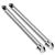 50" Aluminum Roof Rack Top Crossbar Luggage/Bag Square Bar Rail+Lock For Car/Suv