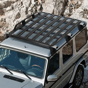 60"x48"x6" Black Roof Top Pallet Board Style Aluminum Cargo Carrier 28-1002