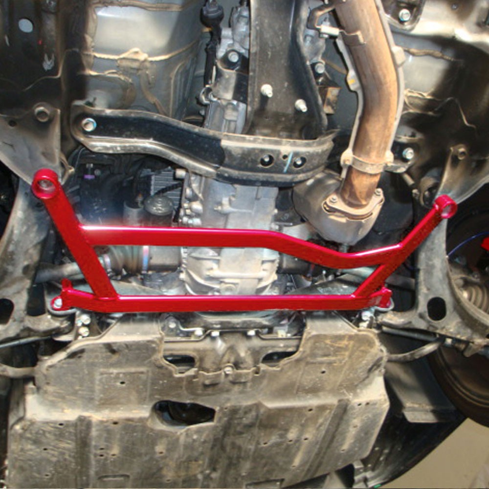 Megan Racing Front Lower Red H Brace Bracket For 08-14 Subaru Impreza WRX/STI