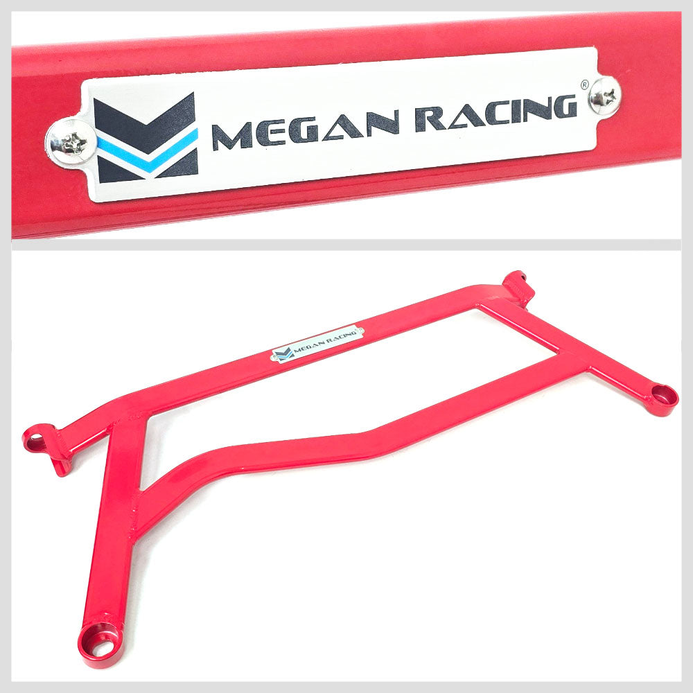 Megan Racing Front Lower Red H Brace Bracket For 08-14 Subaru Impreza WRX/STI