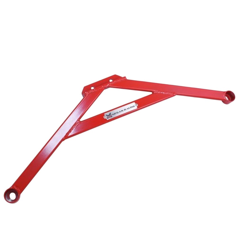 Megan Racing Front Lower Red Race Spec H Brace Bracket For 03-18 Corolla 4Dr SB-HBTCO03