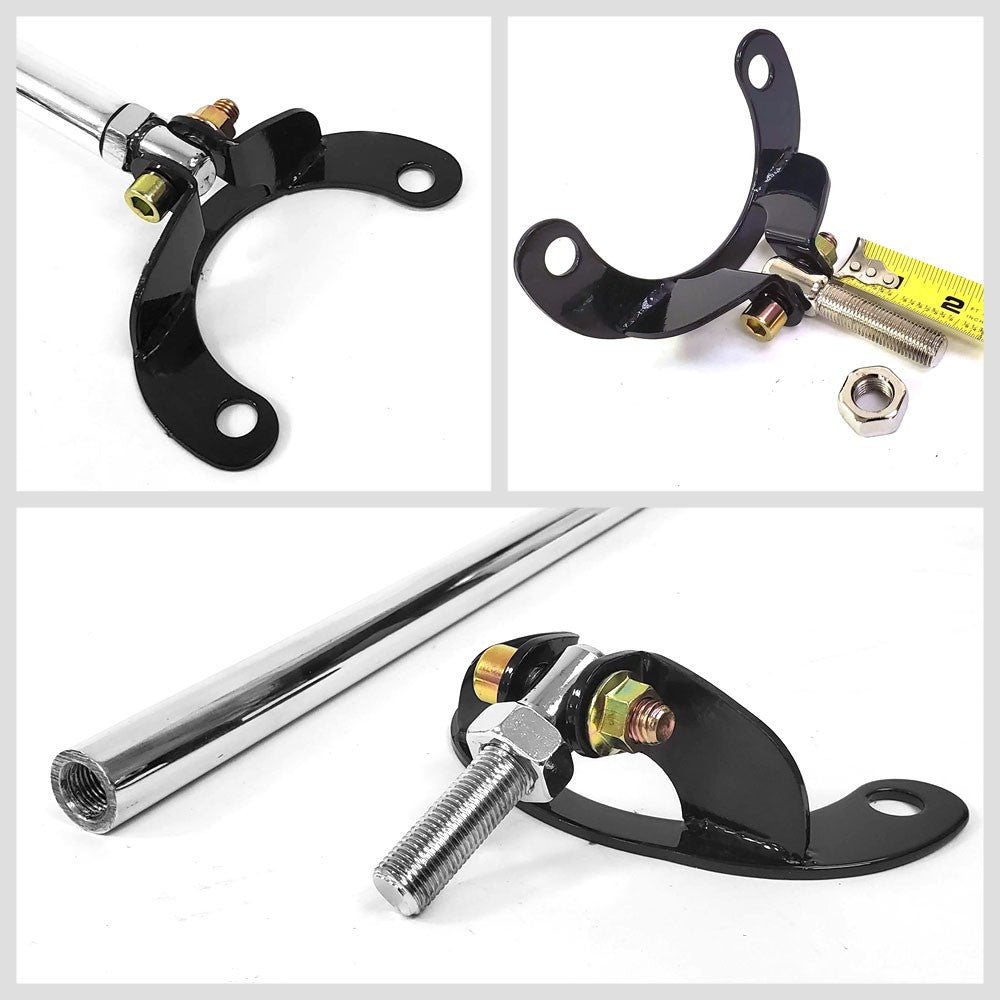 Manzo Rear Upper Aluminum Strut Tower Brace Bar for 90-94 Eclipse/Talon/Laser