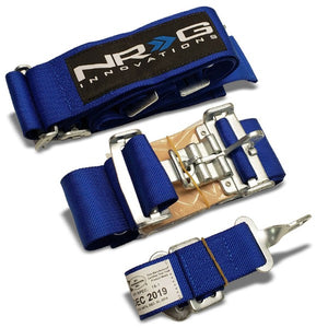 NRG SBH-5PCBL 5-Point Latch Link Blue SFI Approved 16.1 Racing Seat Belt Harness-Seats & Components-BuildFastCar
